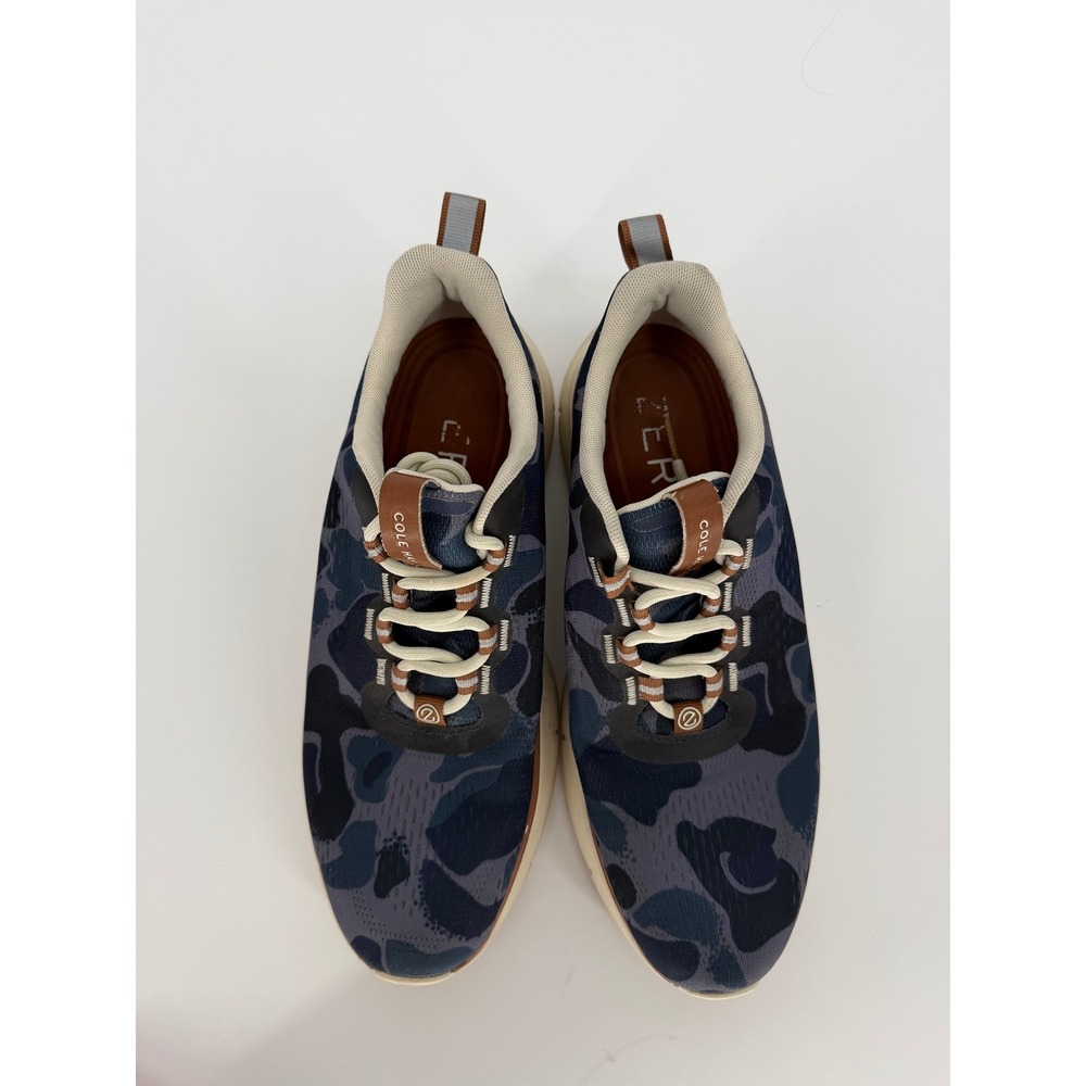 Cole Haan Zerogrand Journey Runner Mens Navy Blue Camo Mesh Sneakers Size 9.5 - Picture 12 of 16